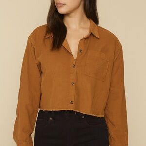 Women's Tan Button-Up Camisole
